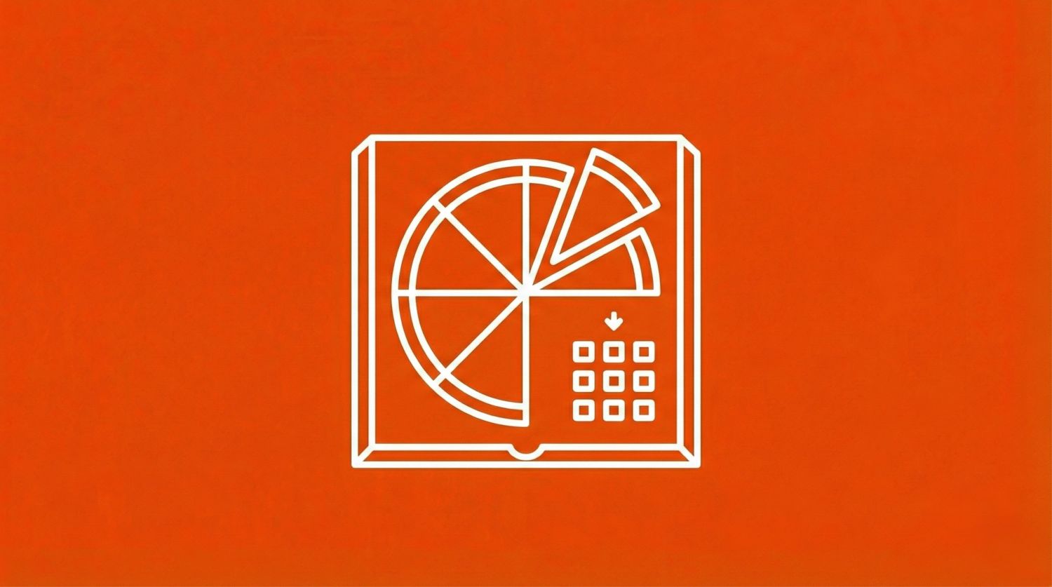 Pizza calculator: calculate how many pizzas you need for your party based on number of people and slices per person (large pizzas with 8 slices)